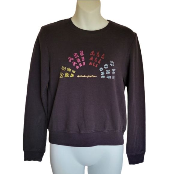 Spiritual Gangster Other - Spiritual Gangster Black We Are All One Sweater Size 14 Girls